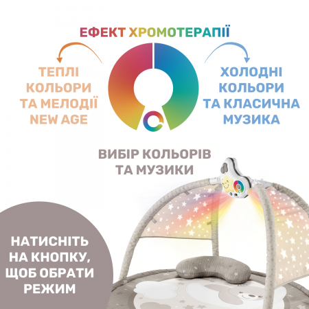 Розвиваючий килимок "Enjoy Colours" арт. 09866.00 колір Бежевий Розвиваючий килимок "Enjoy Colours" арт. 09866.00 колір Бежевий