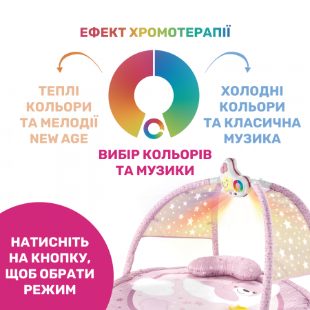 Розвиваючий килимок "Enjoy Colours" арт. 09866.10 колір Рожевий Розвиваючий килимок "Enjoy Colours" арт. 09866.10 колір Рожевий