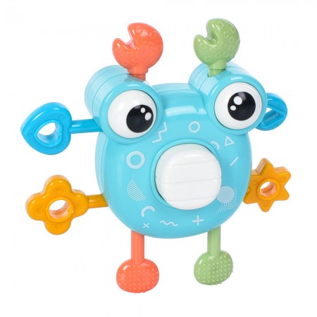 Дитяча іграшка-пищалка BabyToys YL1022-55 брязкальце, 3 кольори Дитяча іграшка-пищалка BabyToys YL1022-55 брязкальце, 3 кольори