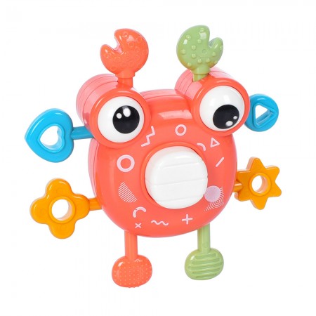 Дитяча іграшка-пищалка BabyToys YL1022-55 брязкальце, 3 кольори Дитяча іграшка-пищалка BabyToys YL1022-55 брязкальце, 3 кольори