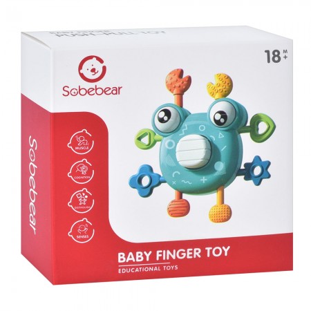 Дитяча іграшка-пищалка BabyToys YL1022-55 брязкальце, 3 кольори Дитяча іграшка-пищалка BabyToys YL1022-55 брязкальце, 3 кольори