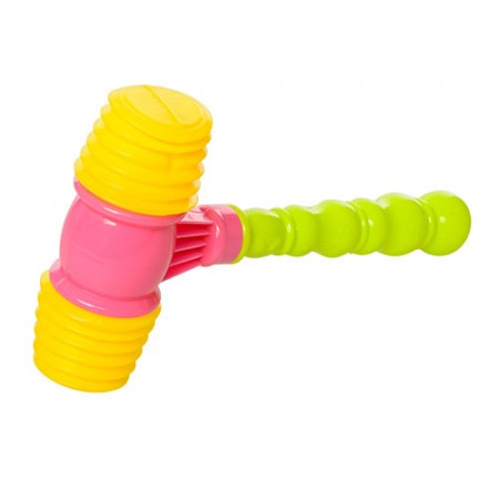 Детский молоточек BabyToys 593-3 пластиковый со звуком Детский молоточек BabyToys 593-3 пластиковый со звуком