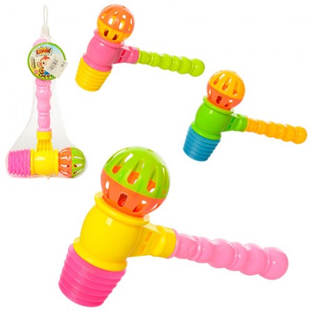 Іграшка молоточок з пищалкою BabyToys 593-4 для малюків від 1 року