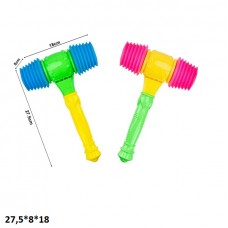 Игрушечный молоток BabyToys 591-2 пластиковый разноцветный