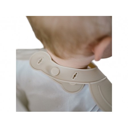 Слюнявчик силиконовый, бежевый, 30x28 см, силикон, от 6 мес, 1589/07, BabyOno 1639/04 Слюнявчик силиконовый, бежевый, 30x28 см, силикон, от 6 мес, 1589/07, BabyOno 1639/04