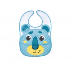Слюнявчик Hello Little Бирюзовый, пластик, 6+, 9/232_tur, Canpol Babies