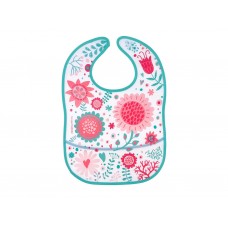 Слюнявчик Wild Nature Розовый, пластик, 6+, 9/234_pin, Canpol Babies