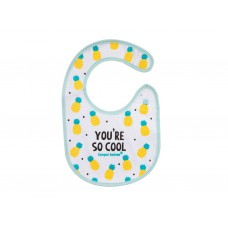Слюнявчик хлопчатобумажный So Cool - бирюзовый Canpol Babies 15/114_tur