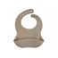 Слинявчик силіконовий з кишенькою DOTS - бежевий Canpol Babies 51/029_bei