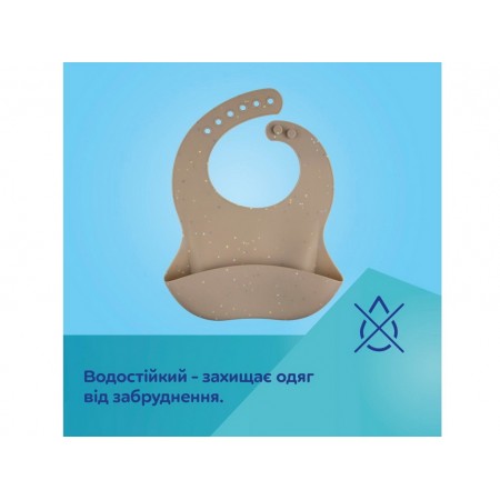 Слюнявчик силиконовый с карманом DOTS - серый Canpol Babies 51/029_grey Слюнявчик силиконовый с карманом DOTS - серый Canpol Babies 51/029_grey