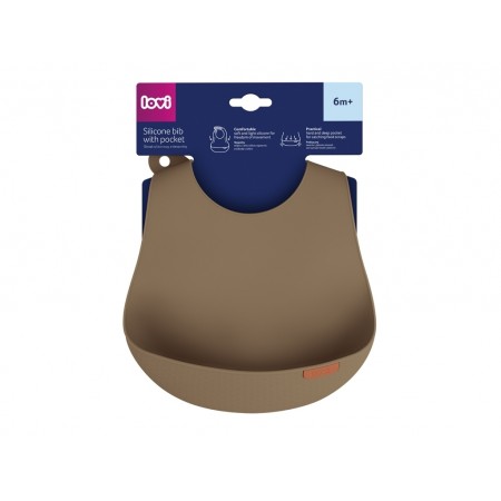 Слинявчик силіконовий Granola LOVI 51/031_bro