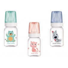 Бутылка 120 мл с рисунком BPA FREE Коллекция Веселые зверьки Canpol Babies 11/851