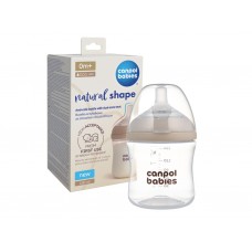 Бутылочка антиколиковая Natural Shape с соской Dual-zone 150 мл, Canpol babies 35/400