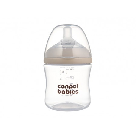 Бутылочка антиколиковая Natural Shape с соской Dual-zone 150 мл, Canpol babies 35/400