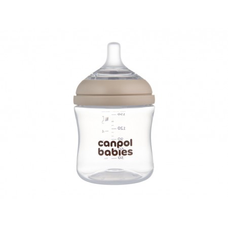 Бутылочка антиколиковая Natural Shape с соской Dual-zone 150 мл, Canpol babies 35/400