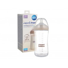Бутылочка антиколиковая Natural Shape с соской Dual-zone 330 мл, Canpol babies 35/402