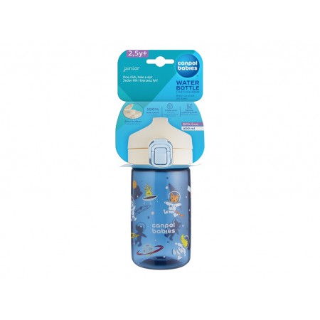 Поильник детский для воды JUNIOR - синий, Canpol babies 56/624_blu Поильник детский для воды JUNIOR - синий, Canpol babies 56/624_blu