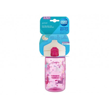 Поильник детский для воды JUNIOR - розовый, Canpol babies 56/624_pin Поильник детский для воды JUNIOR - розовый, Canpol babies 56/624_pin