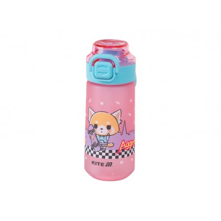 Бутылка для воды детская Aggretsuko AR25-1213, 560 мл, розовая, с поильником и трубочкой, Kite Бутылка для воды детская Aggretsuko AR25-1213, 560 мл, розовая, с поильником и трубочкой, Kite