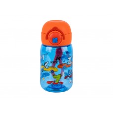 Бутылка для воды детская Cars Kite K25-1235-2, 360 мл, синяя, с сеточкой-фильтром, Kite