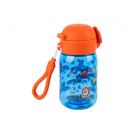 Бутылка для воды детская Cars Kite K25-1235-2, 360 мл, синяя, с сеточкой-фильтром, Kite Бутылка для воды детская Cars Kite K25-1235-2, 360 мл, синяя, с сеточкой-фильтром, Kite