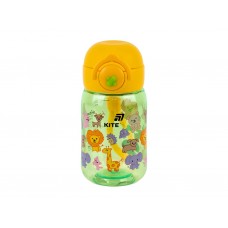 Бутылка для воды детская Zoo Kite K25-1235-3, 360 мл, зеленая, с сеточкой-фильтром, Kite