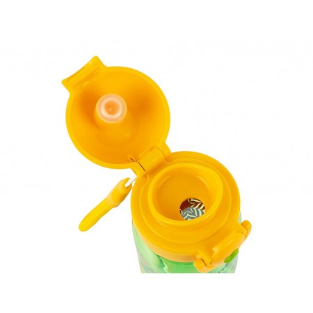 Бутылка для воды детская Zoo Kite K25-1235-3, 360 мл, зеленая, с сеточкой-фильтром, Kite Бутылка для воды детская Zoo Kite K25-1235-3, 360 мл, зеленая, с сеточкой-фильтром, Kite
