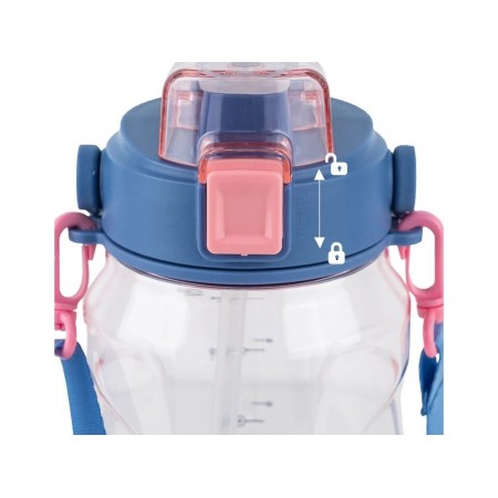 Бутылочка для воды розовая 1500 мл Kite K24-1202-2
