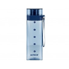 Бутылочка для воды квадратная голубая 550 мл, Kite K24-1209-1