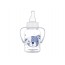 Стандартная бутылочка с ручками 120 мл CUTE ANIMALS – синяя Canpol Babies 11/823_blu Стандартная бутылочка с ручками 120 мл CUTE ANIMALS – синяя Canpol Babies 11/823_blu