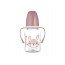 Стандартная бутылочка с ручками 120 мл CUTE ANIMALS – розовая Canpol Babies 11/823_pin