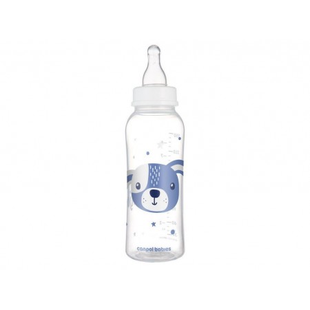 Стандартная бутылочка 250 мл CUTE ANIMALS – синяя Canpol Babies 11/841_blu Стандартная бутылочка 250 мл CUTE ANIMALS – синяя Canpol Babies 11/841_blu