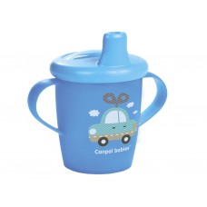 Кружка непроливайка 250 мл Toys синяя Canpol Babies 31/200_blu