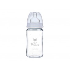 Бутылка антиколиковая с широким отверстием 240 мл PP Easystart Royal baby синяя Canpol Babies 35/23 35-234-blu
