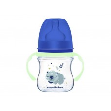 Бутылка антиколиковая с широким отверстием 120 мл Easystart Sleepy Koala – голубая Canpol Babies 35 35-236_blu