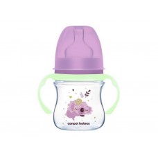 Бутылка антиколиковая с широким отверстием 120 мл Easystart Sleepy Koala - розовая Canpol Babies 35 35-236_pin