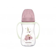 Бутылка антиколиковая с широким отверстием 240 мл Easystart Sleepy Koala - розовая Canpol Babies 35 35-237_pin