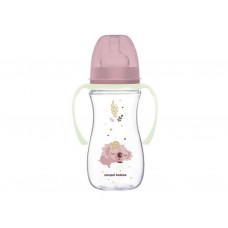 Бутылка антиколиковая с широким отверстием 300 мл Easystart Sleepy Koala - розовая Canpol Babies 35 35-238_pin