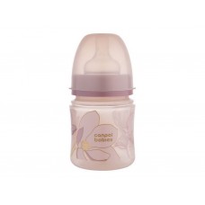 Бутылка антиколиковая с широким отверстием 120 мл Easystart GOLD - розовая Canpol Babies 35/239_pin