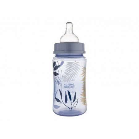 Бутылка антиколиковая с широким отверстием 240 мл Easystart GOLD – голубая Canpol Babies 35/240_blu Бутылка антиколиковая с широким отверстием 240 мл Easystart GOLD – голубая Canpol Babies 35/240_blu