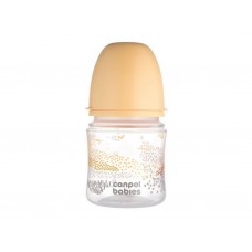 Бутылка антиколиковая с широким отверстием 120 мл Easystart MOUNTAINS - бежевая Canpol Babies 35/24 35-242_bei