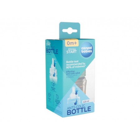 Бутылка антиколиковая с широким отверстием 120 мл Easystart MOUNTAINS – зеленая Canpol Babies 35/24 35-242_gre Бутылка антиколиковая с широким отверстием 120 мл Easystart MOUNTAINS – зеленая Canpol Babies 35/24 35-242_gre