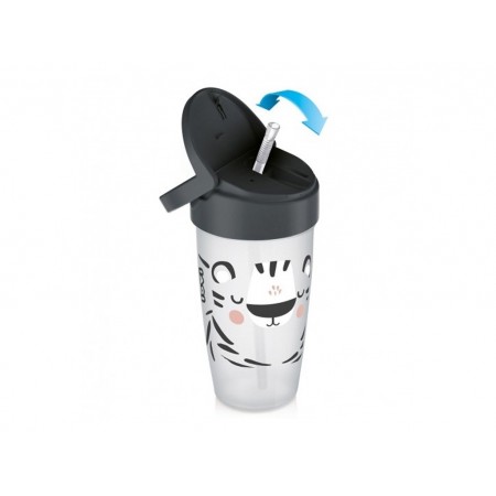 Моя кружка з трубочкою JUNIOR 350 мл Salt&Pepper LOVI 35/357 Моя кружка з трубочкою JUNIOR 350 мл Salt&Pepper LOVI 35/357