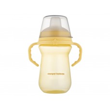 Кружка тренировочная с силиконовым носиком FirstCup 250 мл – желтая Canpol Babies 56/615_yel