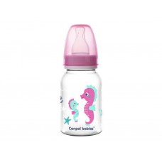 Бутылка PP LOVE&SEA 120 мл – розовая Canpol Babies 59/300