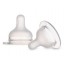 Соска силіконова до пляшечки S-Shape XL змішана 2 шт Canpol Babies 59/894