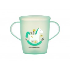 Кружка детская с ручками TOYS зеленая 250 мл Canpol Babies 2/101_gre