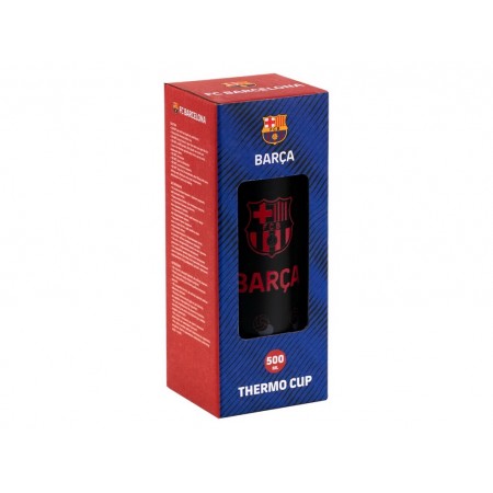 Термочашка с трубочкой 500мл, FC Barcelona, Kite BC25-1264