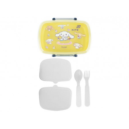 Ланчбокс с контейнерами и столовыми приборами Kite Cinnamoroll CR26-181, 750 мл