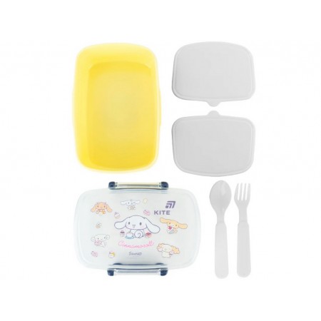 Ланчбокс с контейнерами и столовыми приборами Kite Cinnamoroll CR26-181, 750 мл